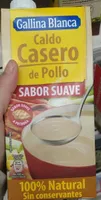 Caldo casero de pollo sabor suave