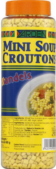 Mini soup croutons