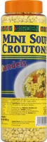 Mini soup croutons