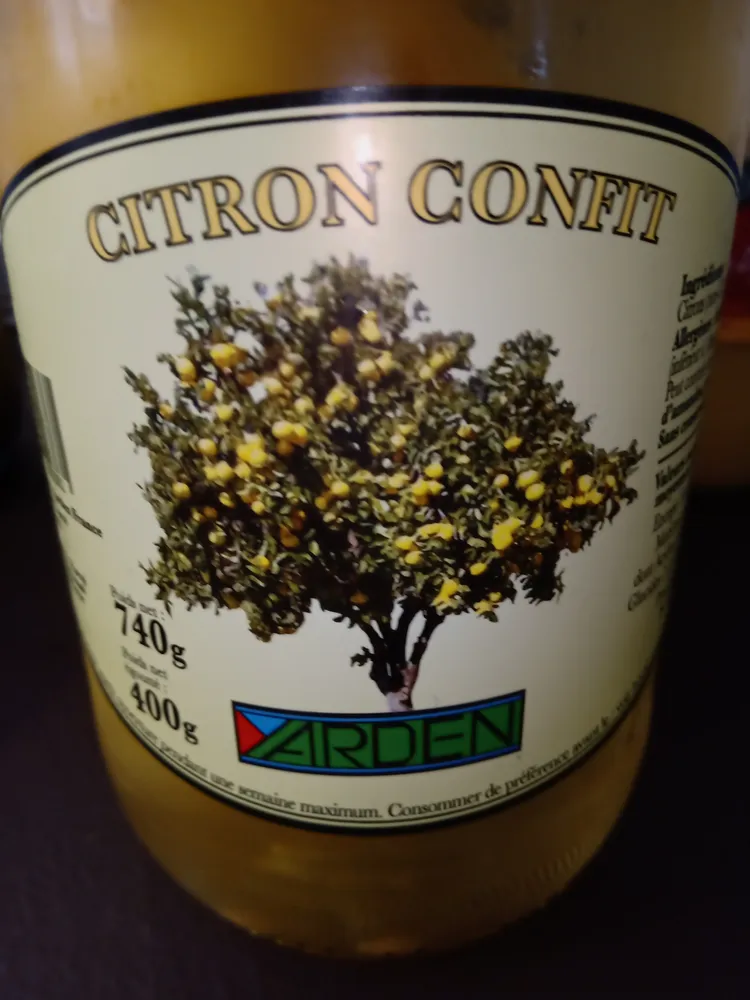 Citron confit