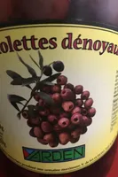 Olives violettes denoyautees