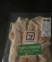 Chiffonnade de dinde dorée  au four