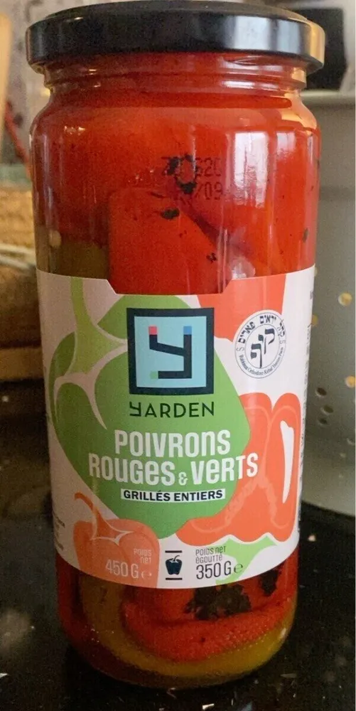 POIVRONS ROUGES & VERTS GRILLES ENTIERS