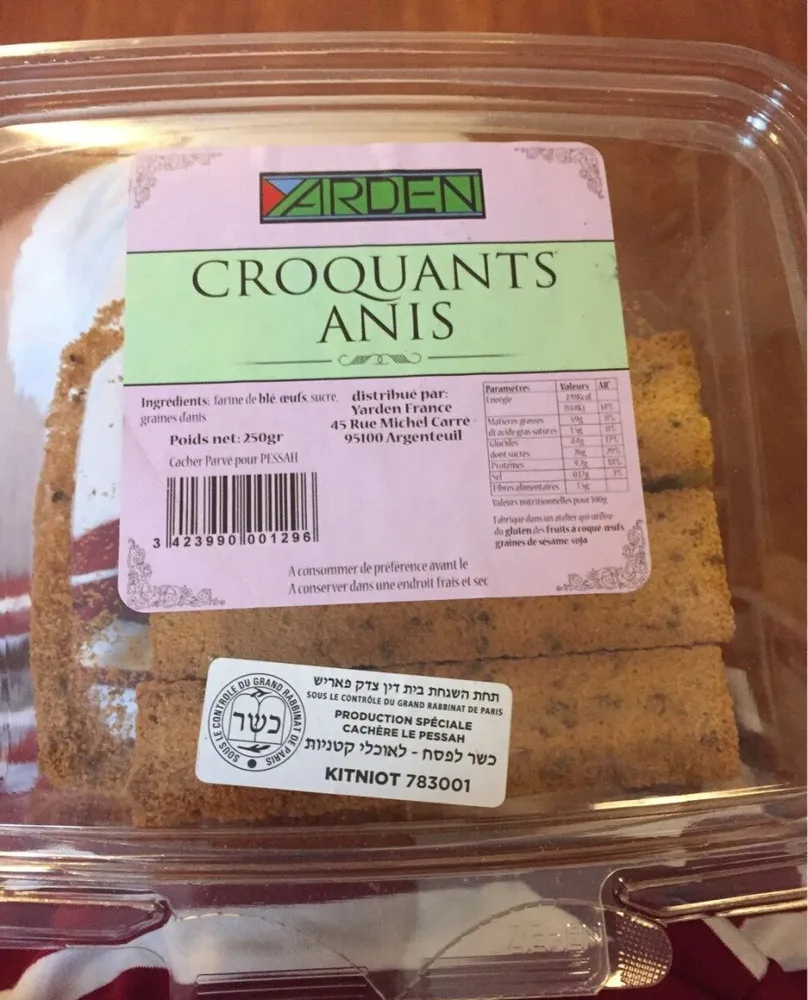 Croquants anis