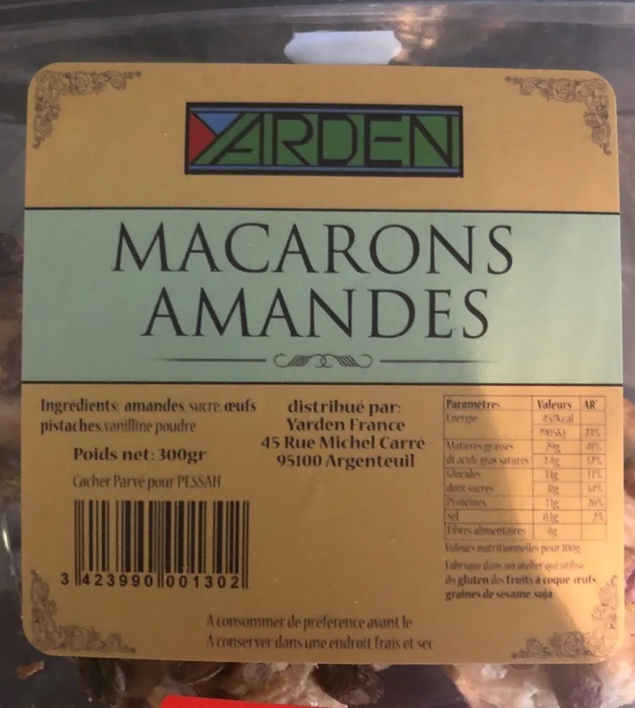 Macarons aux Amandes