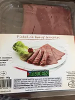 Pickel de boeuf tranches