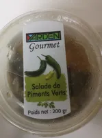 Salade de piments vert