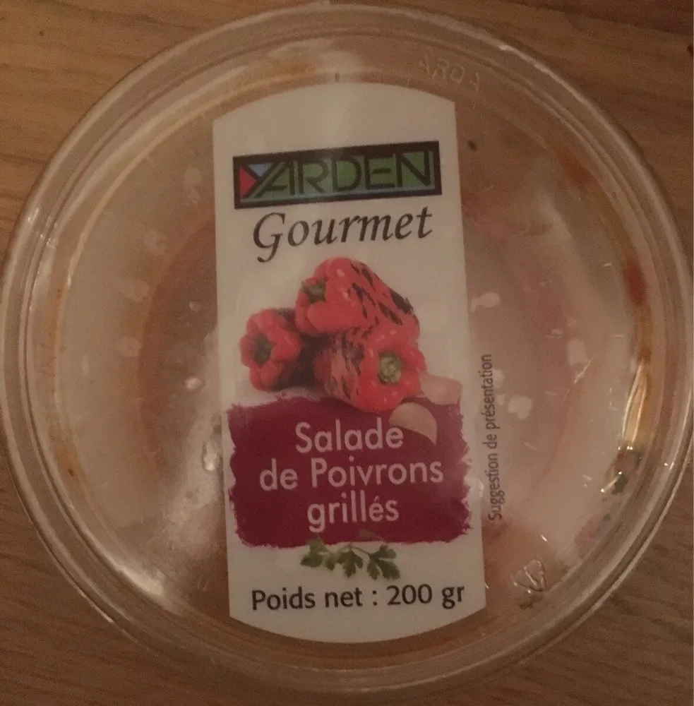 Salade de poivrons grilles