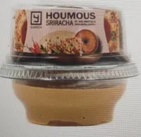 Houmous Sriracha avec bretzels