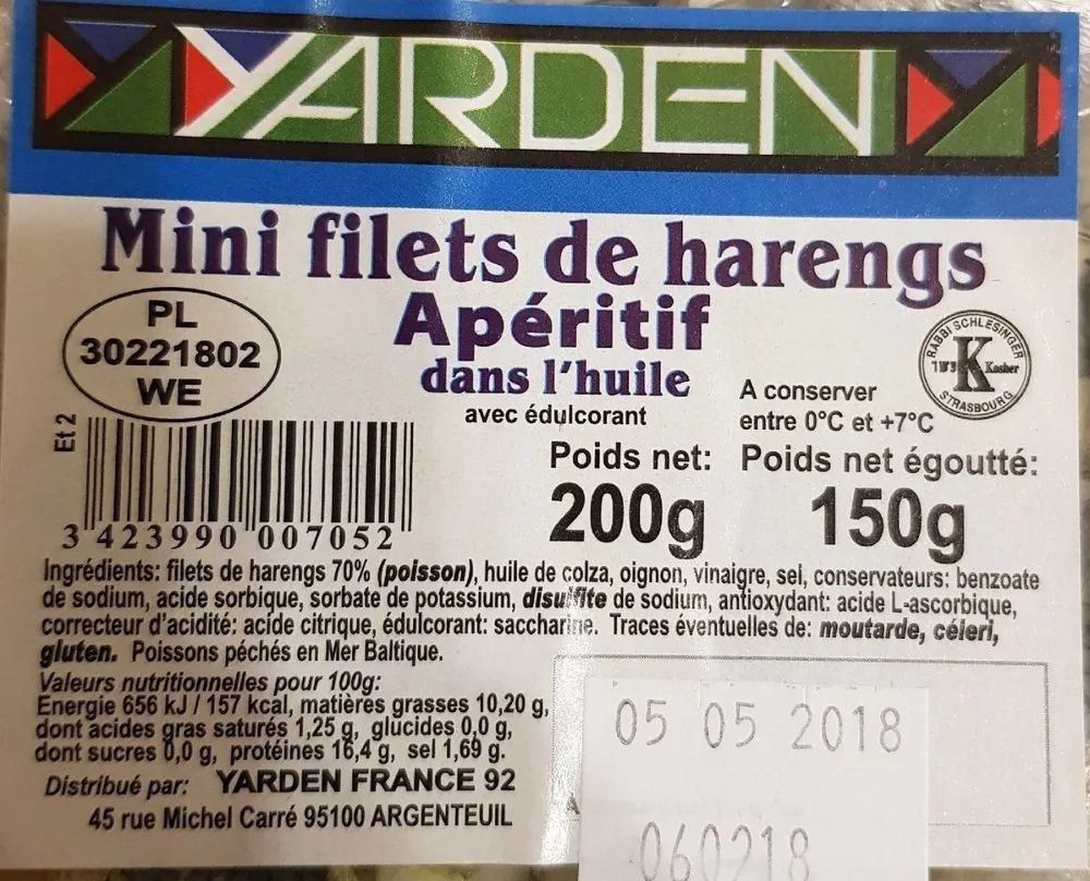 Mini Filets De Harengs