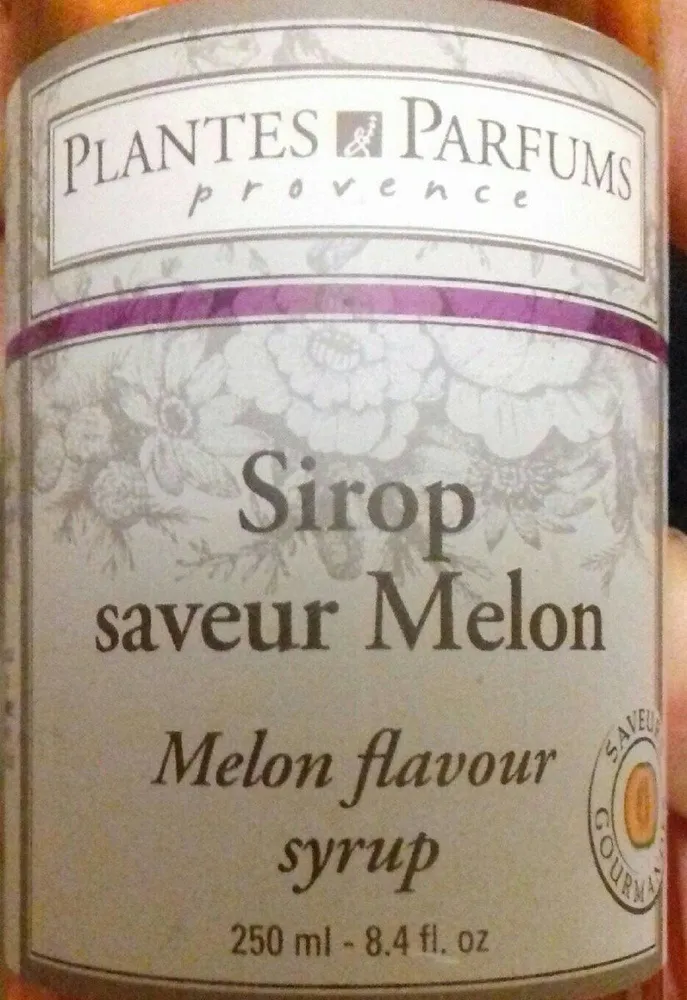 Sirop saveur melon