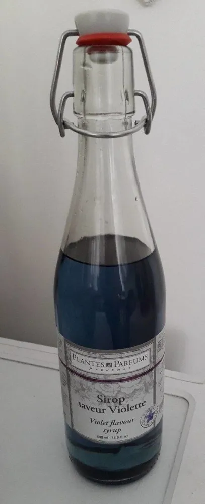 Sirop saveur violette