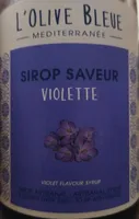 Sirop saveur violette