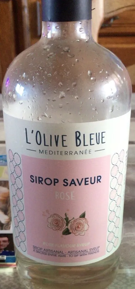 Sirop saveur rose