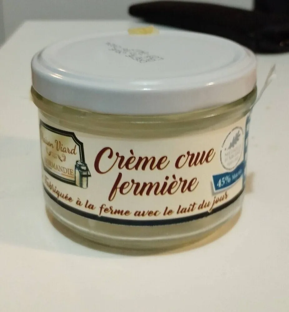 Crème crue fermière