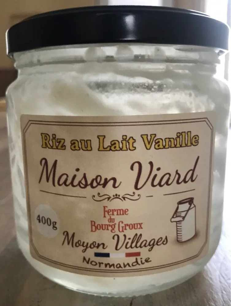 Riz au lait vanille