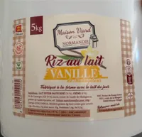 Riz au lait vanille de madagascar
