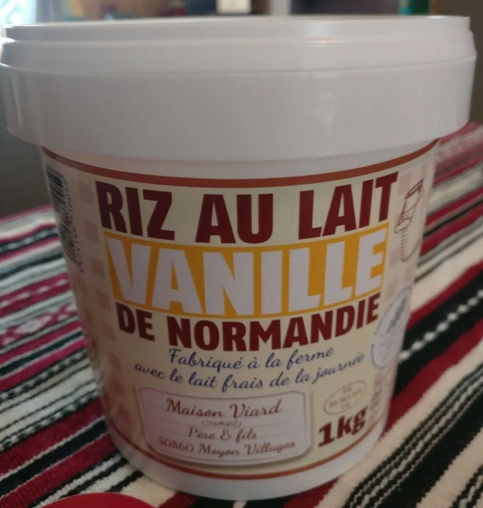 Riz au lait vanille de Madagascar