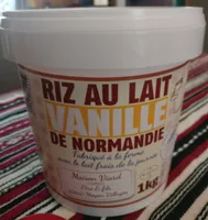 Riz au lait vanille de Madagascar