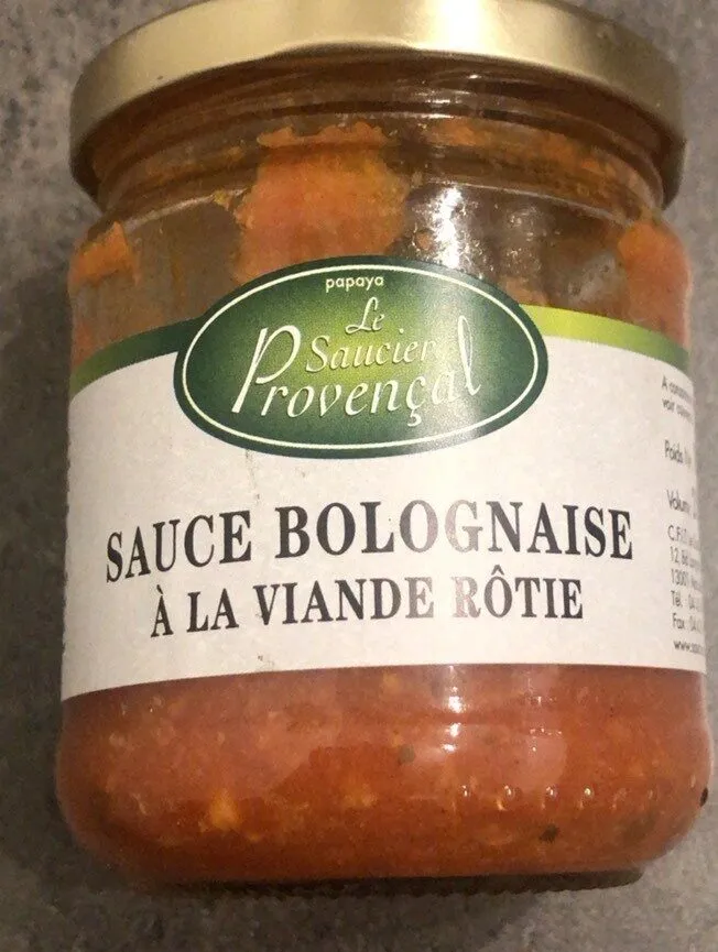 Sauce Bolognaise viande rotie