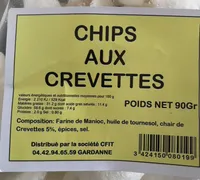 Chips aux crevettes