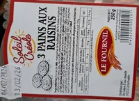 3 pains aux raisins