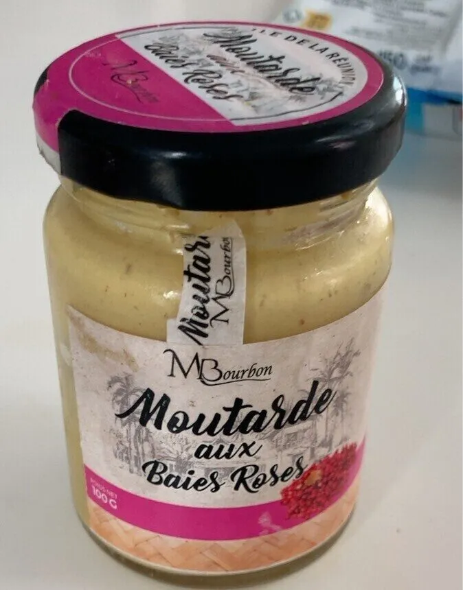 Moutarde aux baies roses