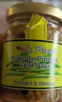 Pâte de Piment Vert Pays