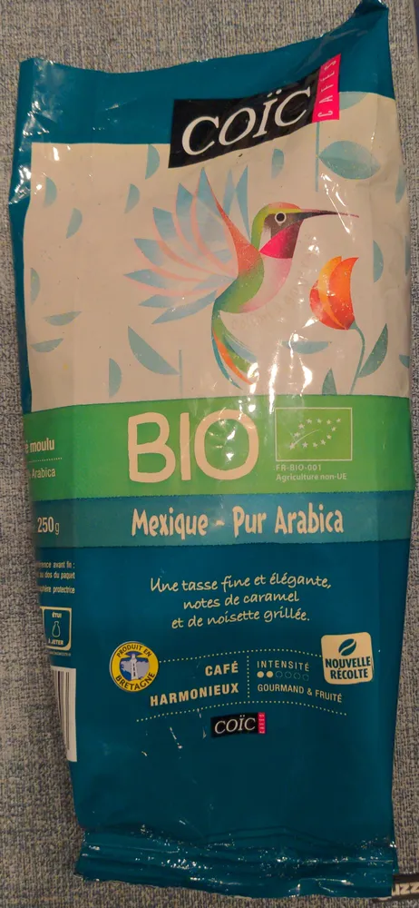 Cafe moulu bio Amerigo COIC