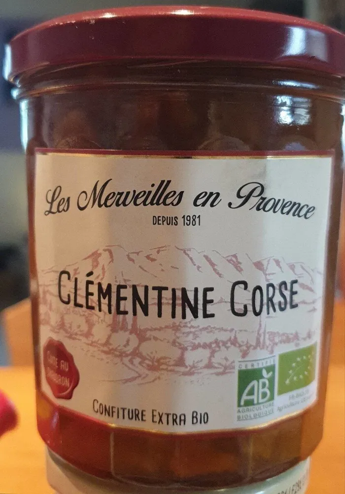 Confettura extra bio Clementine Corse