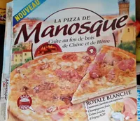 Pizza royale blanche