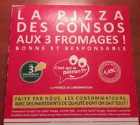 Pizza surgelée 3 fromages