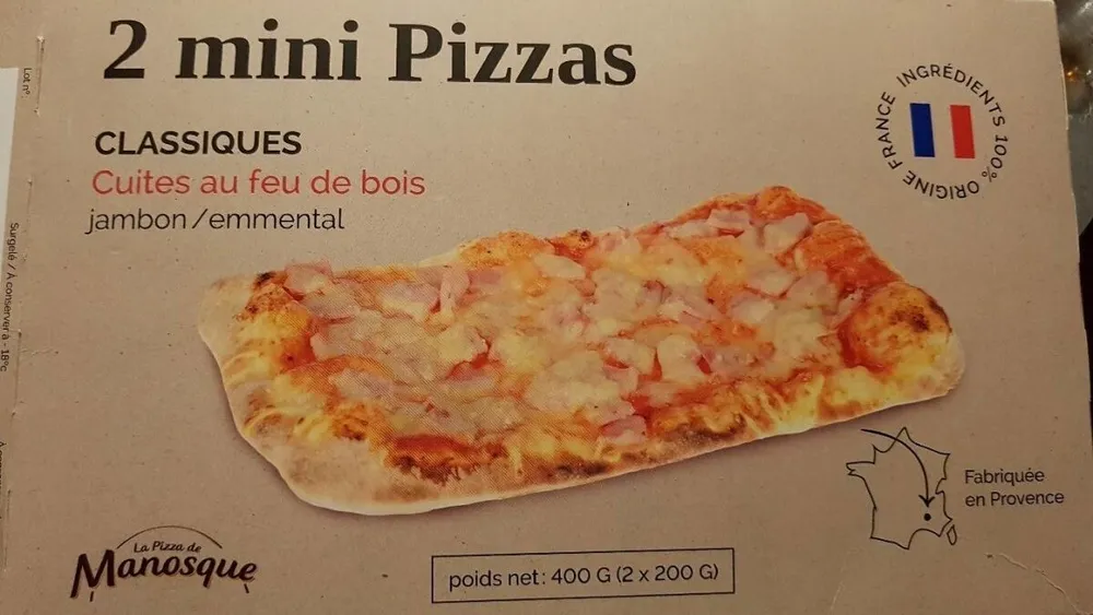 2 mini Pizzas