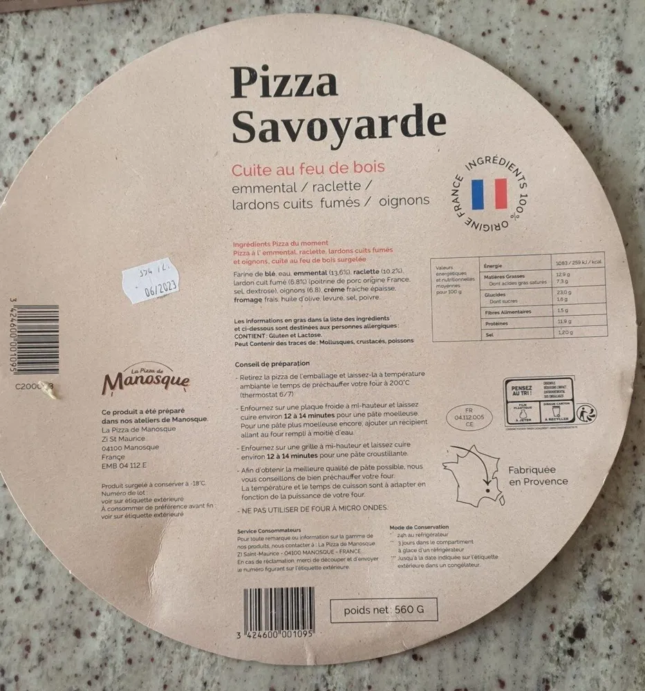 Pizza savoyarde