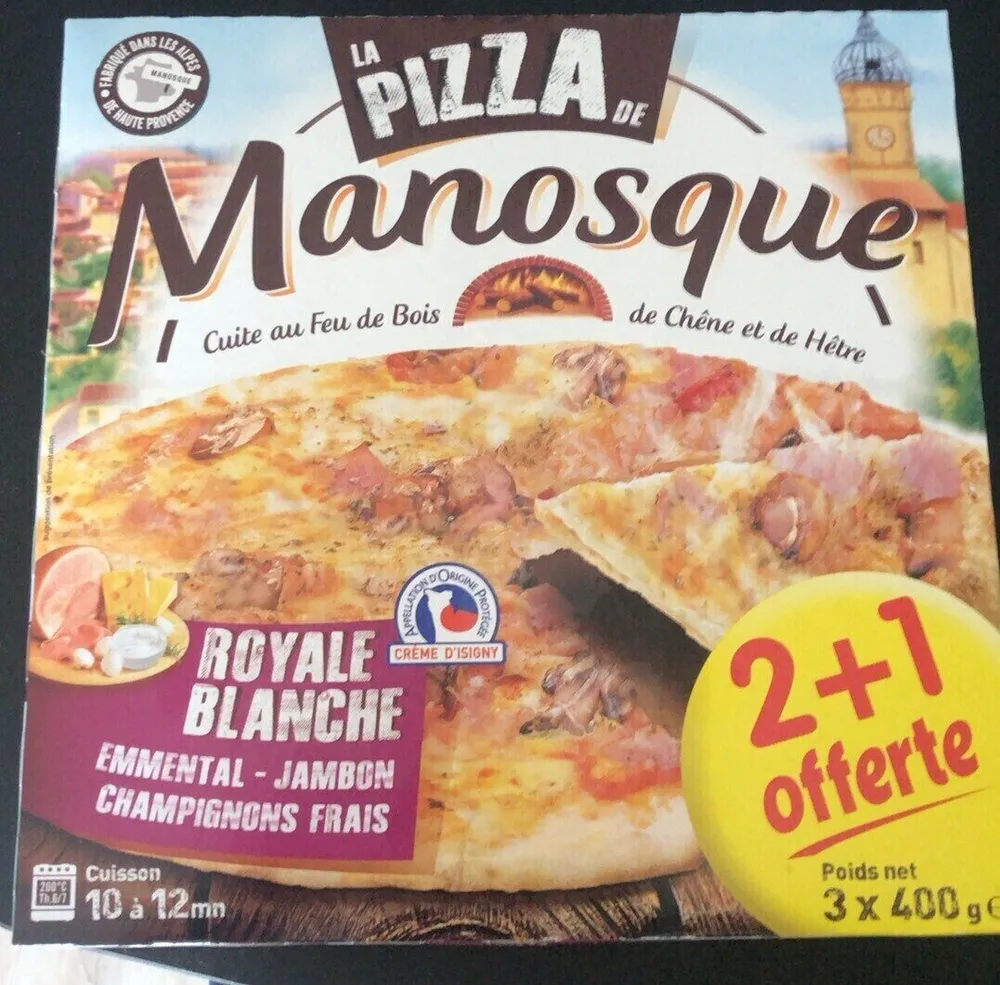 Pizza royal blanche