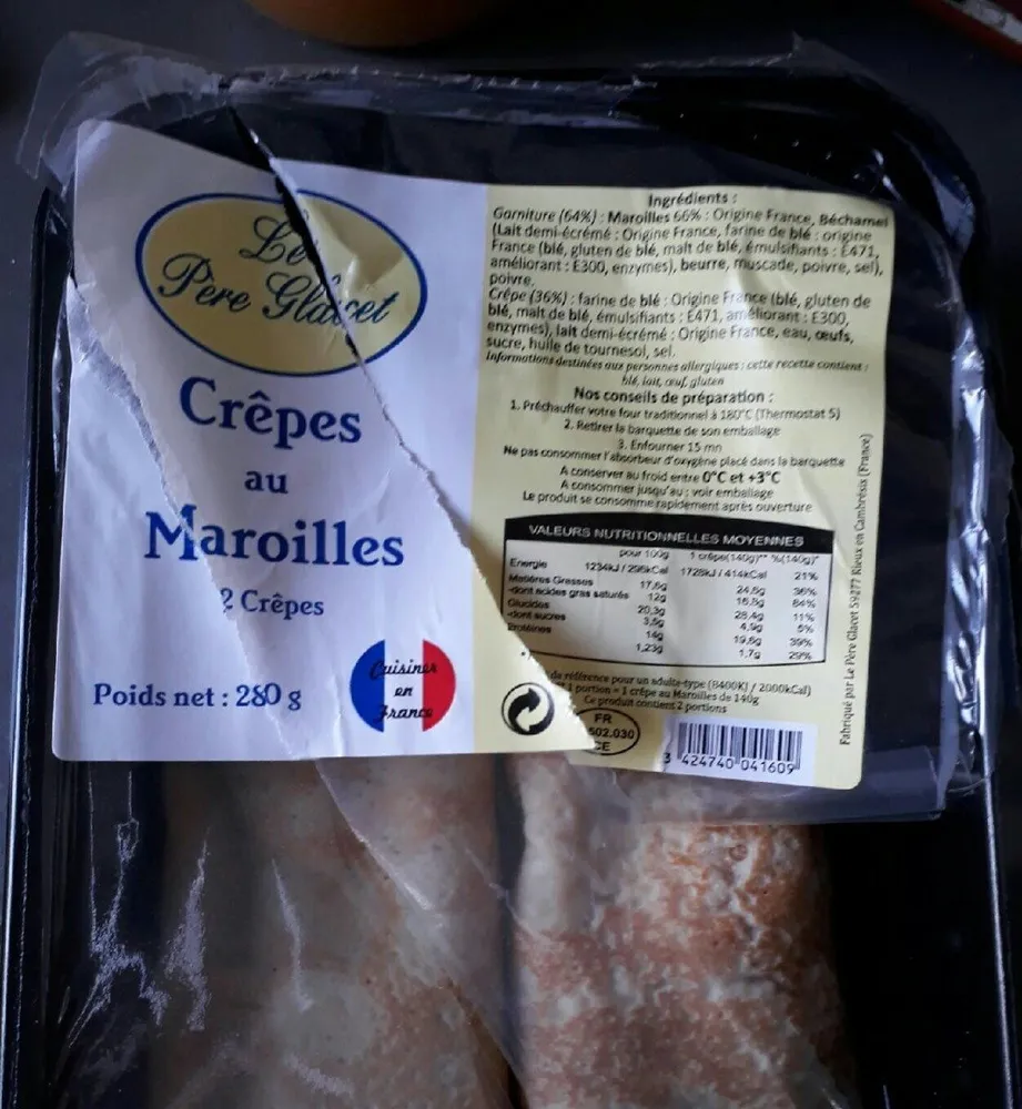 Crêpes aux maroilles