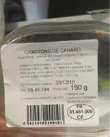 Grattons de canard