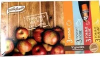 Gourdes de Purée de Fruits : mix Pommes-Poires-Fraises-Bananes