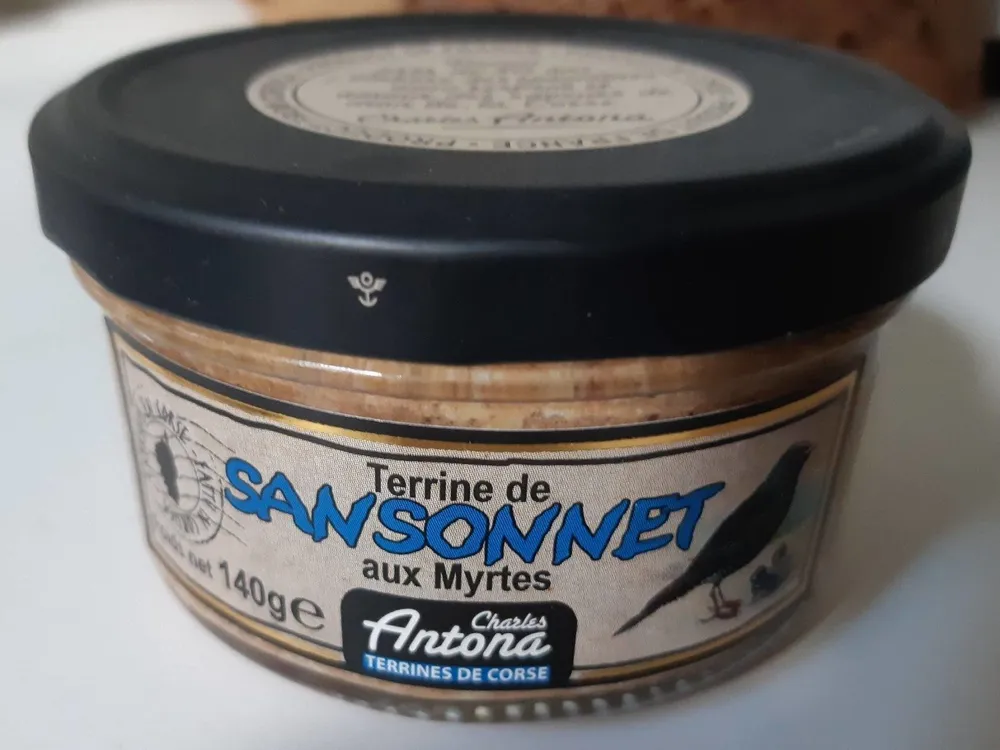 Terrine de Sansonnet aux myrtes