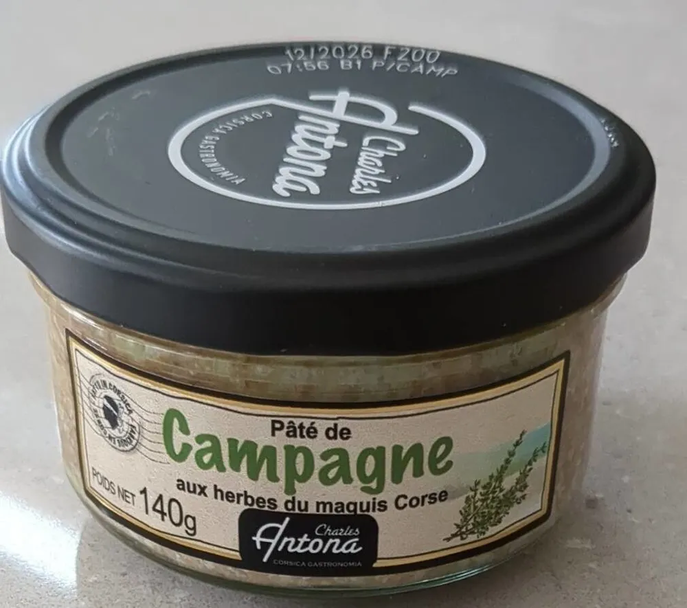 Pâté de campagne aux herbes du maquis corse