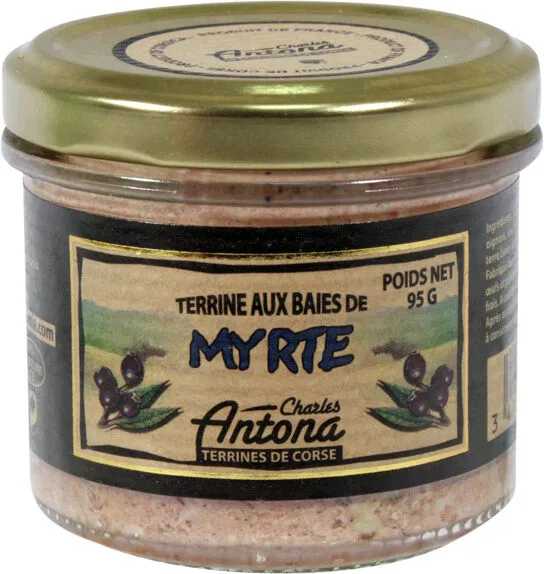 Terrine aux baies de myrtes
