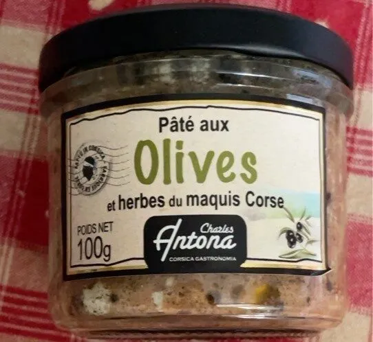 Pâté aux olives et herbes du maquis Corse