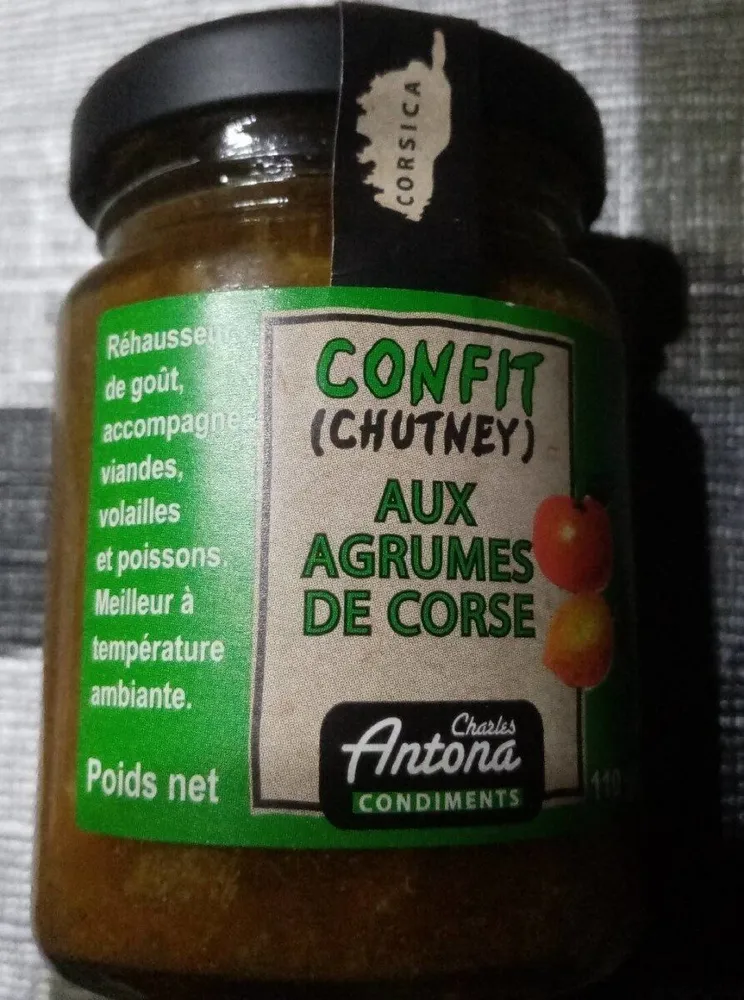 Confit aux agrumes de corse