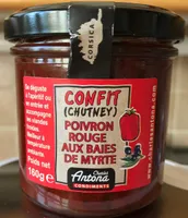 Confit poivron rouge aux baies de myrte