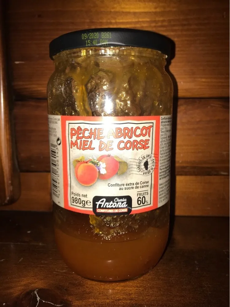 Confiture peche-abricot