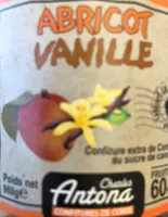 Confiture Abricot Vanille