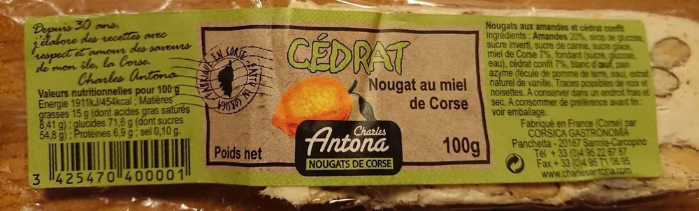 Nougat de Corse