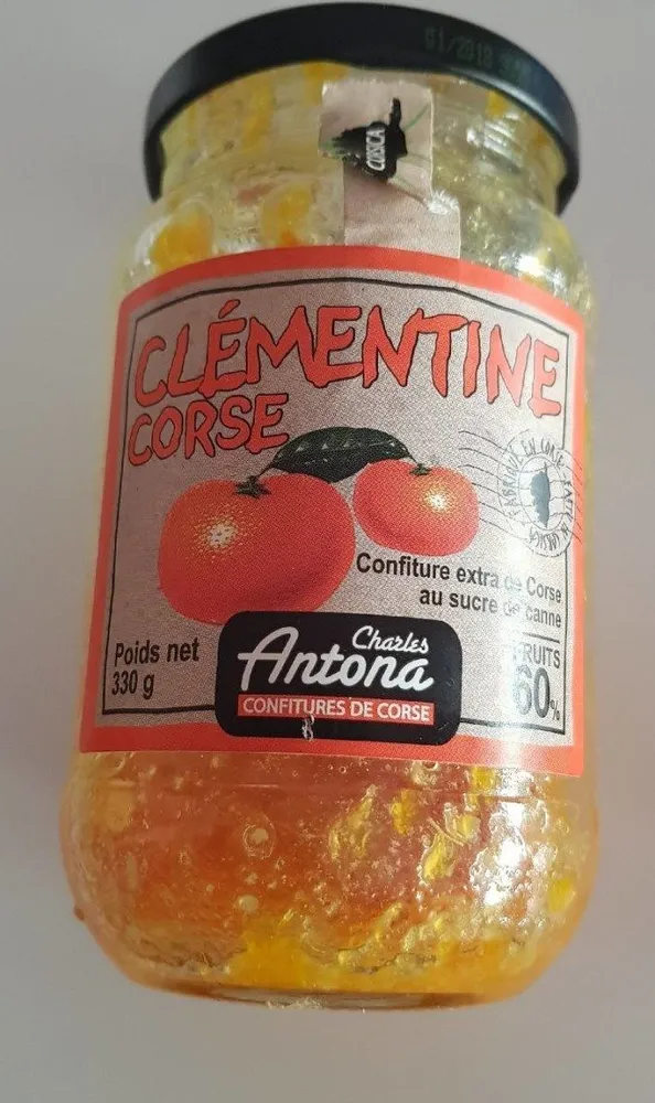 Confiture clémentine corse