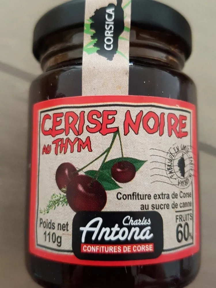 Cerise noire au thym
