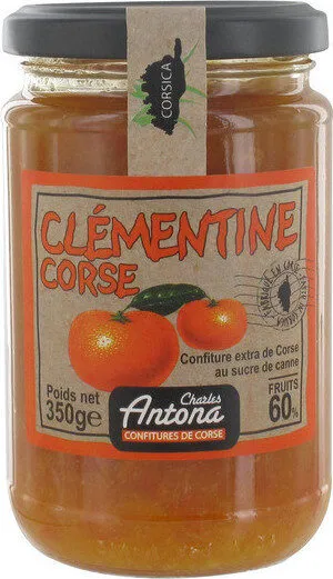 Confiture extra de clémentine corse